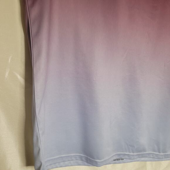 Men's 3XL Red to Gray Fade Graphic Tee - Excellent Condition - Picture 4 of 11